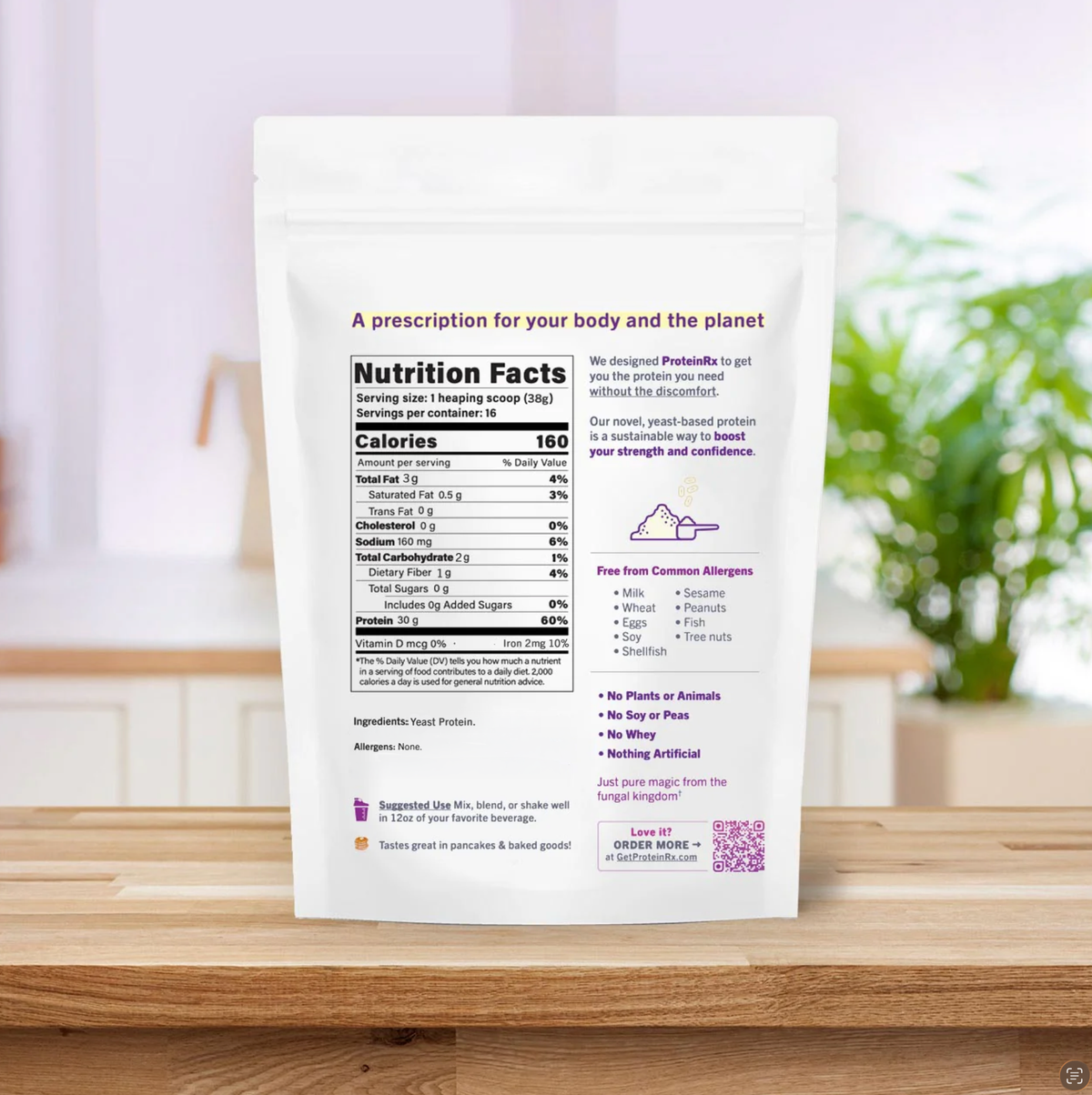 Yeast Protein Powder | 30g Complete Protein